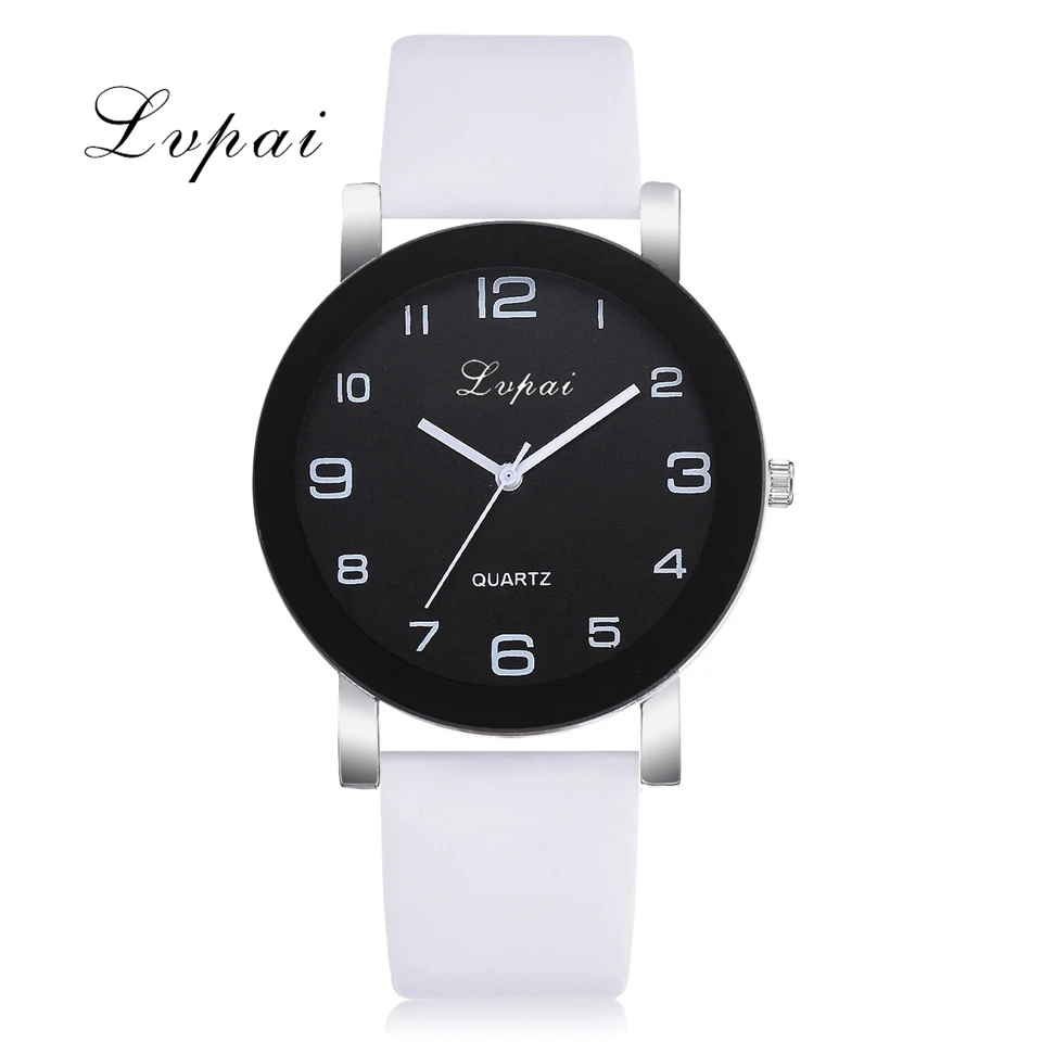 Lvpai Brand Bracelet Watch Women Fashion Leather Black Quartz Wrist Watches Ladies Clock Relogio Feminino Reloj Mujer 