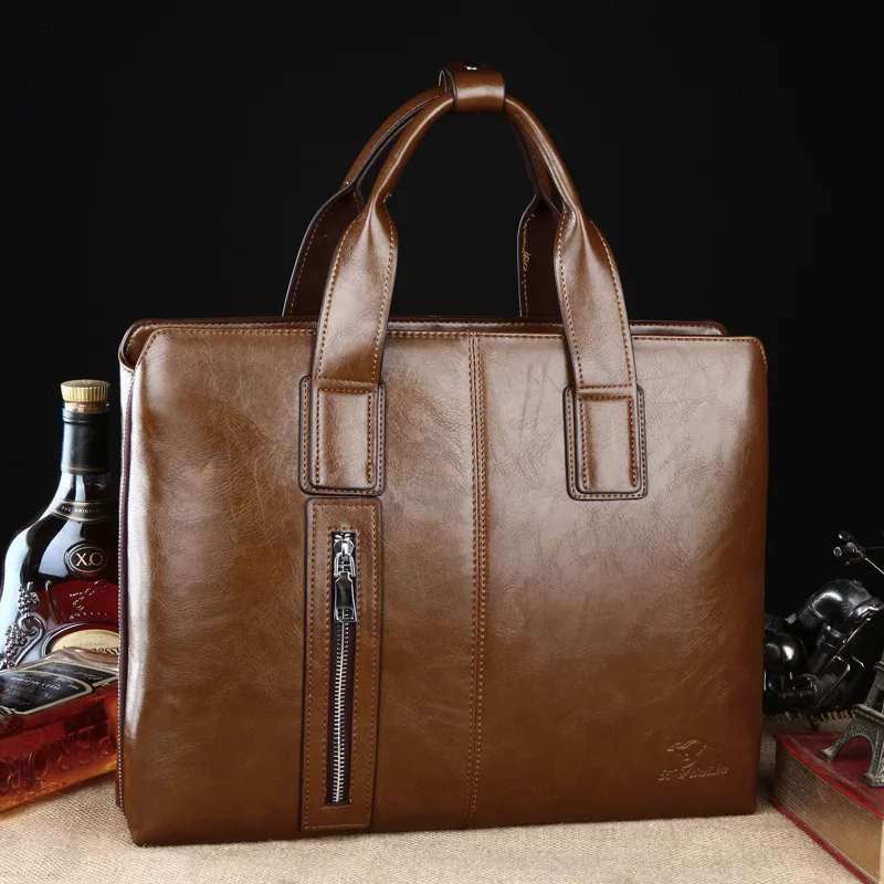 

NEW ARRIVAL! 2016 HIGH QUALITY MEN GENUINE LEATHER HANDBAGS ONE SHOULDER CROSS BODY COMPUTER BAGS FOR 14" MEN MESSENGER BAG 7899