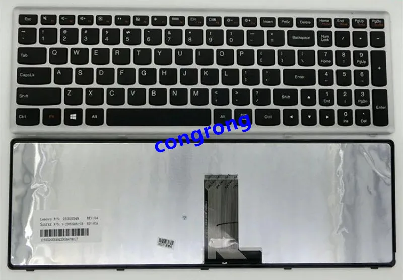 Замена клавиатуры для ноутбука Lenovo U510 U510-IFI z710 на английском языке США |