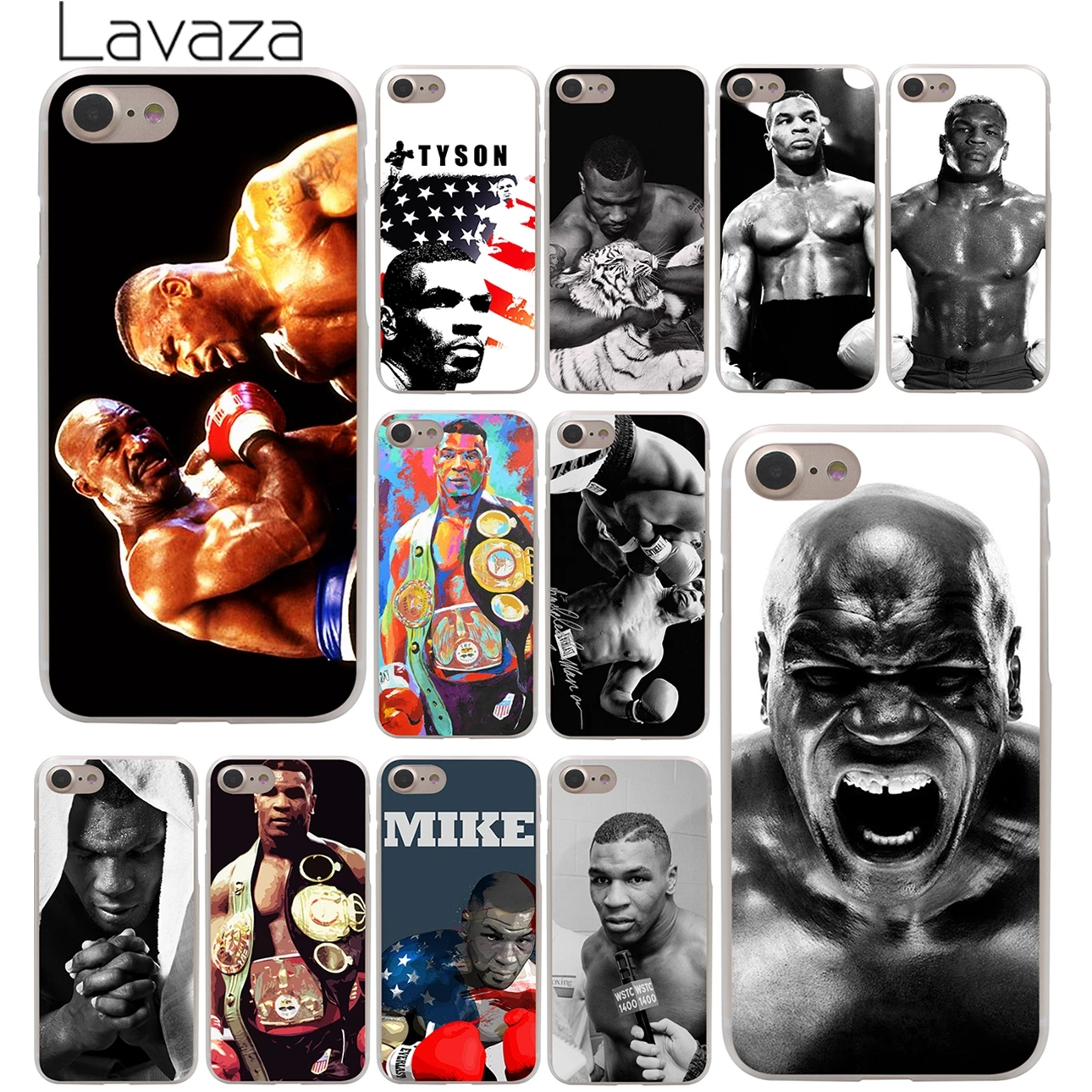 

Lavaza Mike Tyson punch Hard Phone Cover Case for Apple iPhone X XR XS Max 6 6S 7 8 Plus 5 5S SE 5C 4S 10 Cases 7Plus 8Plus