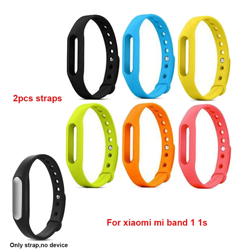 

Replace Band Strap For Xiaomi Mi Band 1 1S Smart Band Anti Lost 2PS Silicon Strap For Miband 1 1S Replace Xiomi band 1 1s