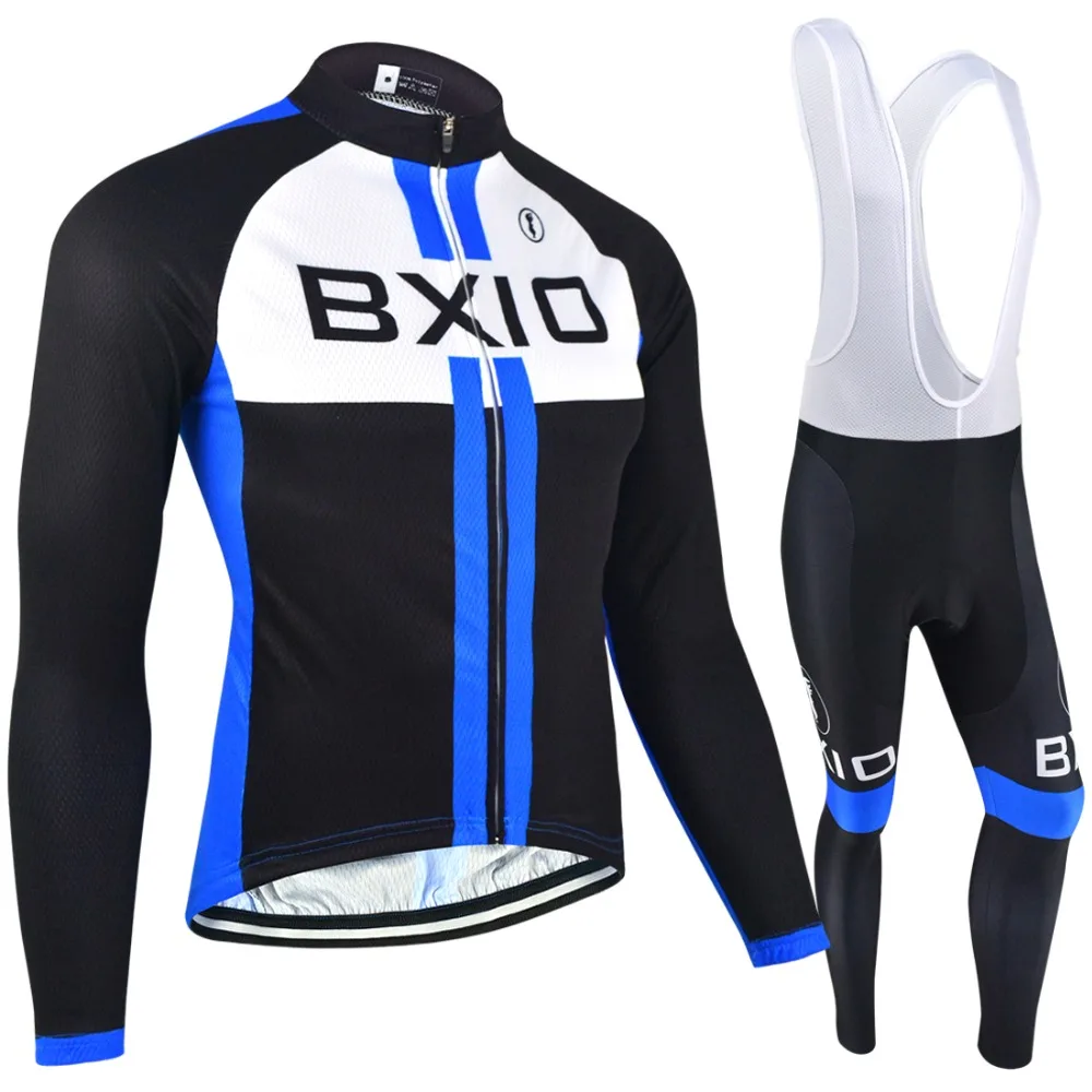 

BXIO Invierno Maillot Ciclismo Hombres Winter Thermal Fleece Cycling Jersey MTB Bike Clothing Long Pro Autumn Bicycle Clothes 89
