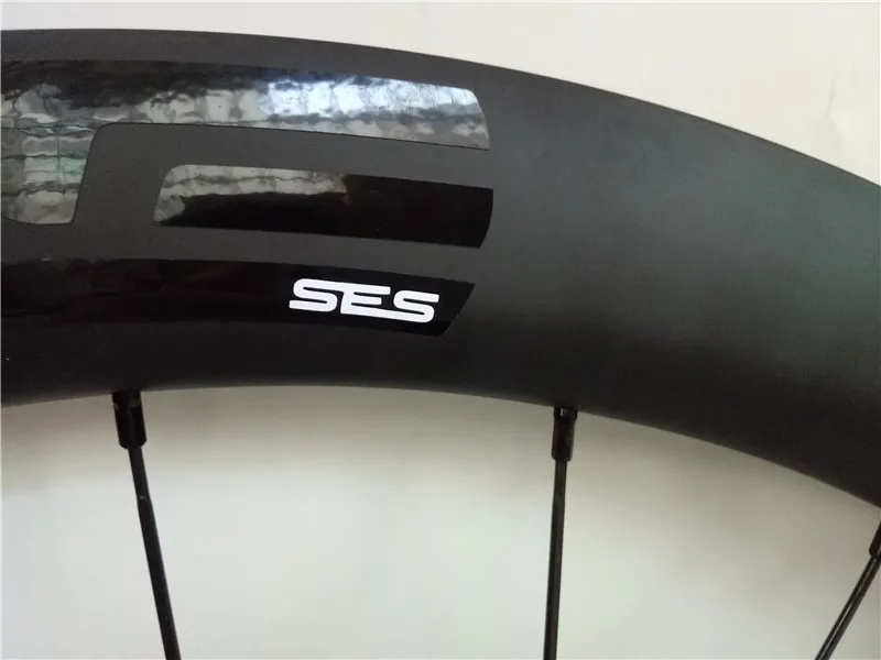 

SES Disc wheels 25mm width clincher tubular Carbon road bicycle 700C 38mm 50mm Road Cycling Disc Brake Bicycle Carbon Wheel set