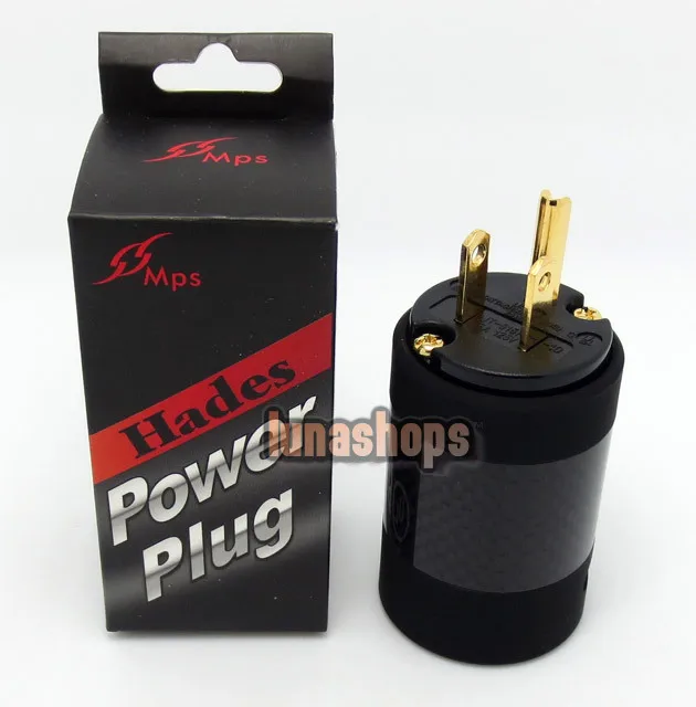 

1pcs MPS Hades M Male Carbon Shell Power Plug Male For Diy Hifi Cable LN003861