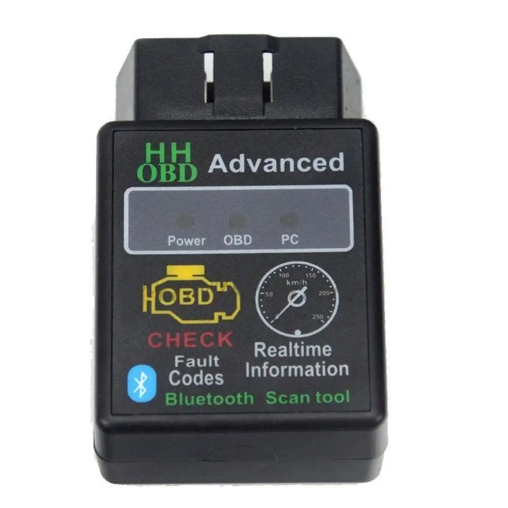 Автомобильный мини сканер OBDII V1.5 HHOBD Bluetooth ELM327 OBD2 V2.1|Детекторы радаров| |
