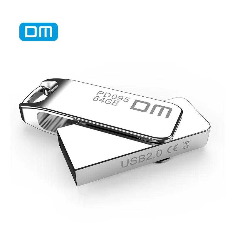 DM PD095 USB флеш-накопитель, 32 Гб металлический флеш-накопитель USB2.0 карта памяти 64 ГБ флеш-накопитель реальная емкость 16 Гб