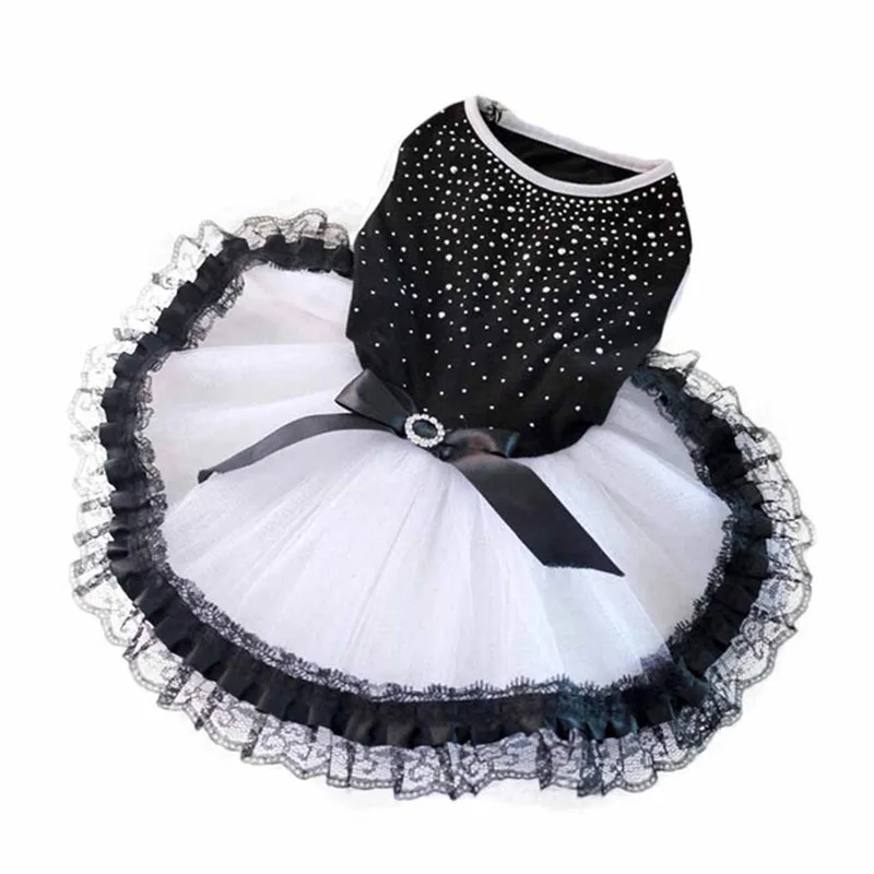 

Pet Dog Fashion Lace Princess Apparel Clothes Beautiful Party Dress For Small Dogs DC778
