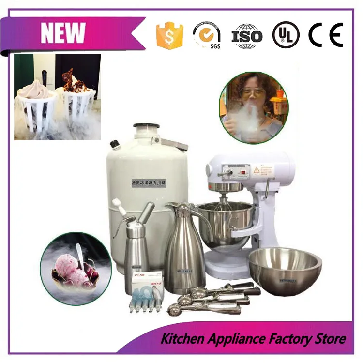 New Arrival Ice Cream Refrigerant Equipment Smoke Liquid Nitrogen Ice