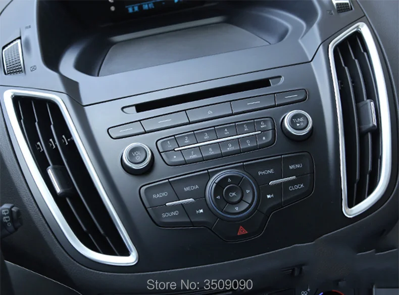 

For Ford Kuga 2016 2017 2018 Car Center Console Air Conditioner Outlet Decoration Sequins Decorative Box