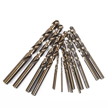 

15 Pcs Cobalt Drill Bit Set 1.5-10MM Steel Pounch Drilling Tough Metal Equipment
