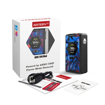

Artery Hive TC Box MOD 200W Output with Flavor Mode Function&AERO Chip&1.3inch TFT Display NO 18650 Battery E-cigarette Vape Mod