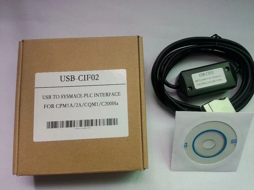 

USB-CIF02 USB CIF02 CQM1-CIF02 (CQM1CIF02) For Omron PLC CPM1, CPM1A, CQM, CPM2A, C200HS, C200HX/HG/HE, SRM, FAST DELIVERY