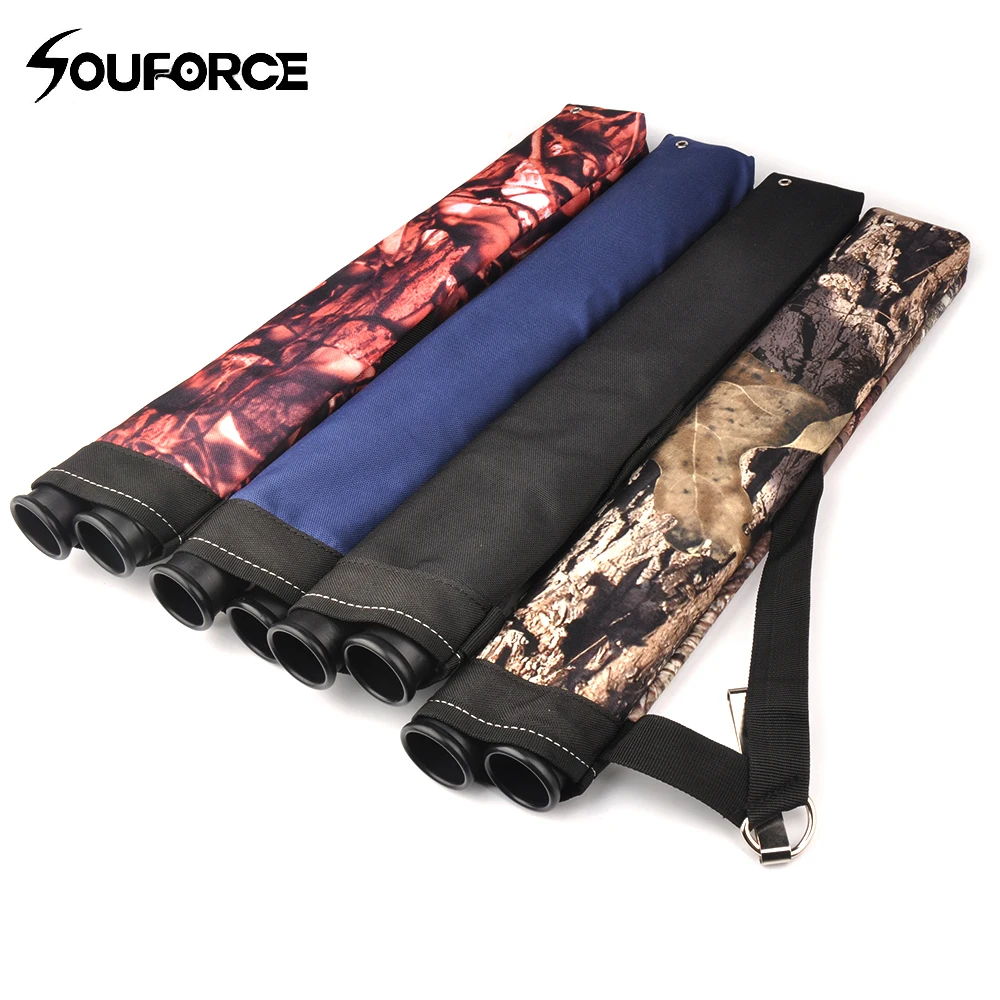 

45*8.5cm Arrow Quiver Oxford Cloth Arrow Bag 2 Point Single Shoulder for Archery Hunting Shooting Archery