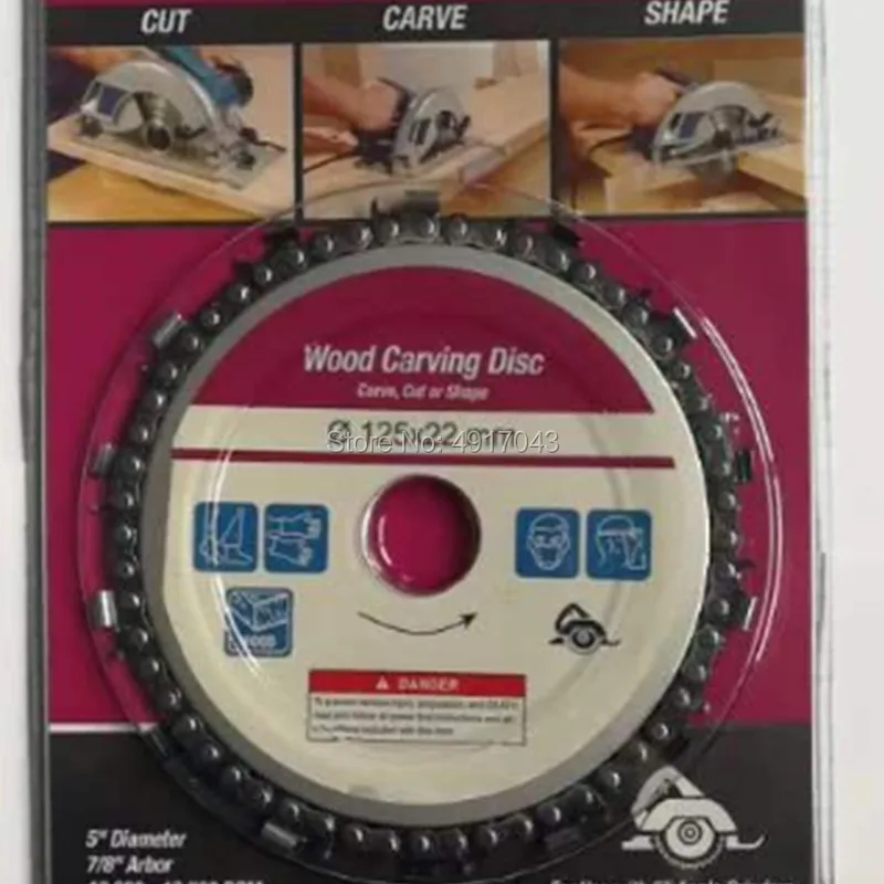 5 Inch Grinder Disc and Chain 5