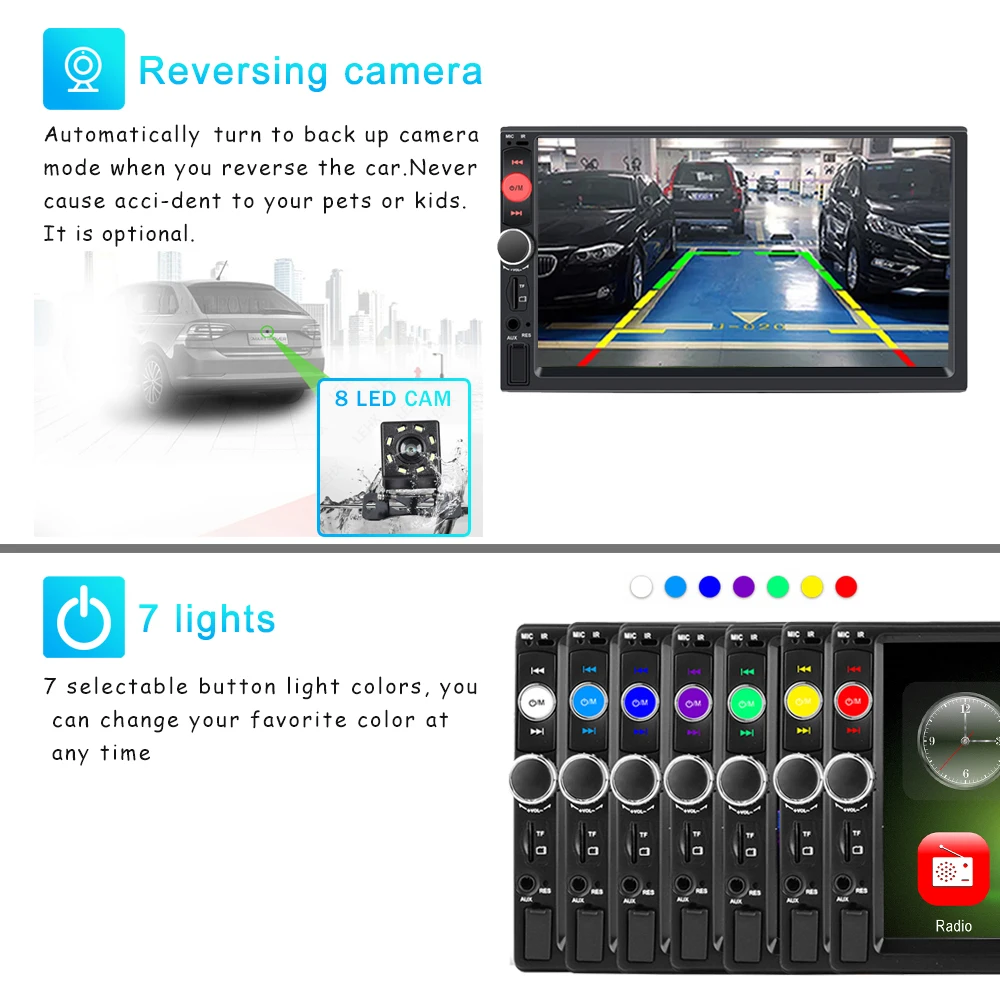 710 Universal 2din Stereo 7\ 710 Universal 2din Stereo 7\
