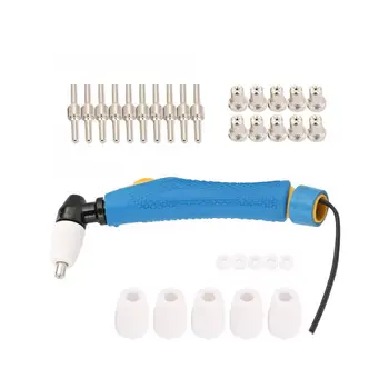 

31pcs PT31 LG40 Plasma Cutter Torch Body Nozzle Electrode Tip Kit For welding PT31 Consumable