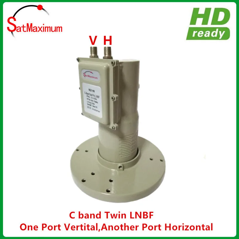 

Digital Ready C band Twin Output LNBF with Vertical and Horizontal independent output