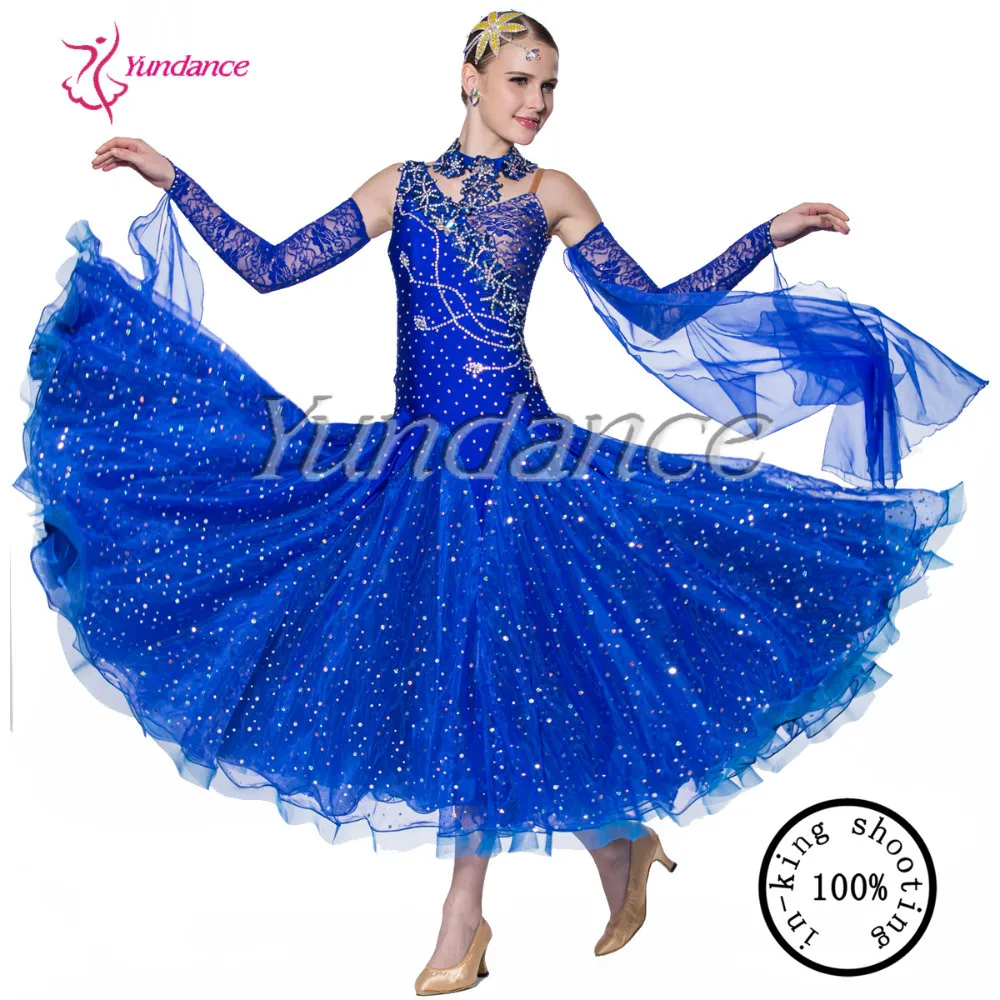 B 1115 2016 Long Ballroom Dance Dress Top Sale Ballroom Dancing Dresses