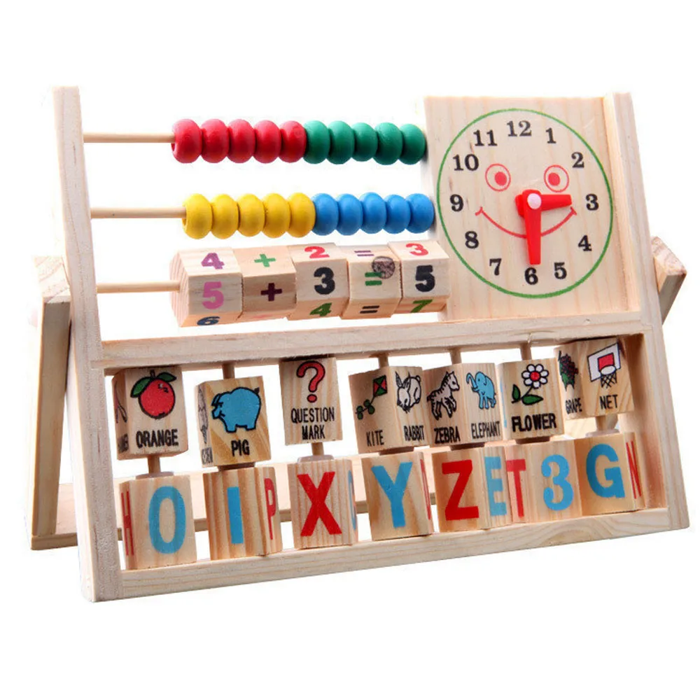 HIINST Развивающие игрушки для детей Детские развивающего обучения Универсальный клапаном счеты деревянные игрушки L810