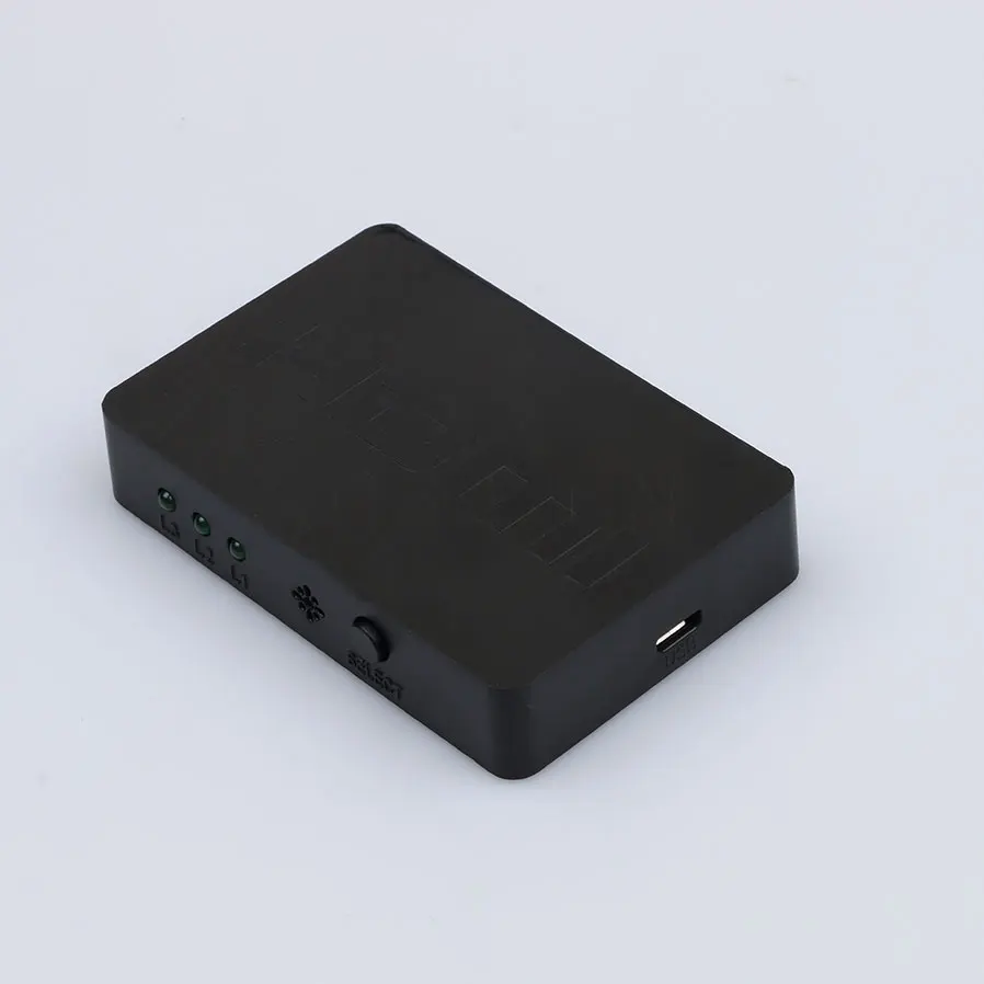 Новые 3 в 1 3 Порты и разъёмы концентратор Box Mini HDMI Splitter автоматический переключатель из Switcher 3D 1080 P HD 1.4 с дистанционное управление для DVD ТВ коробка