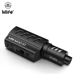 100% Оригинальные Mlife mini mod K1 50 W набор модов для вейпинга E-сигареты с 1200 mAh Батарея электронной сигареты