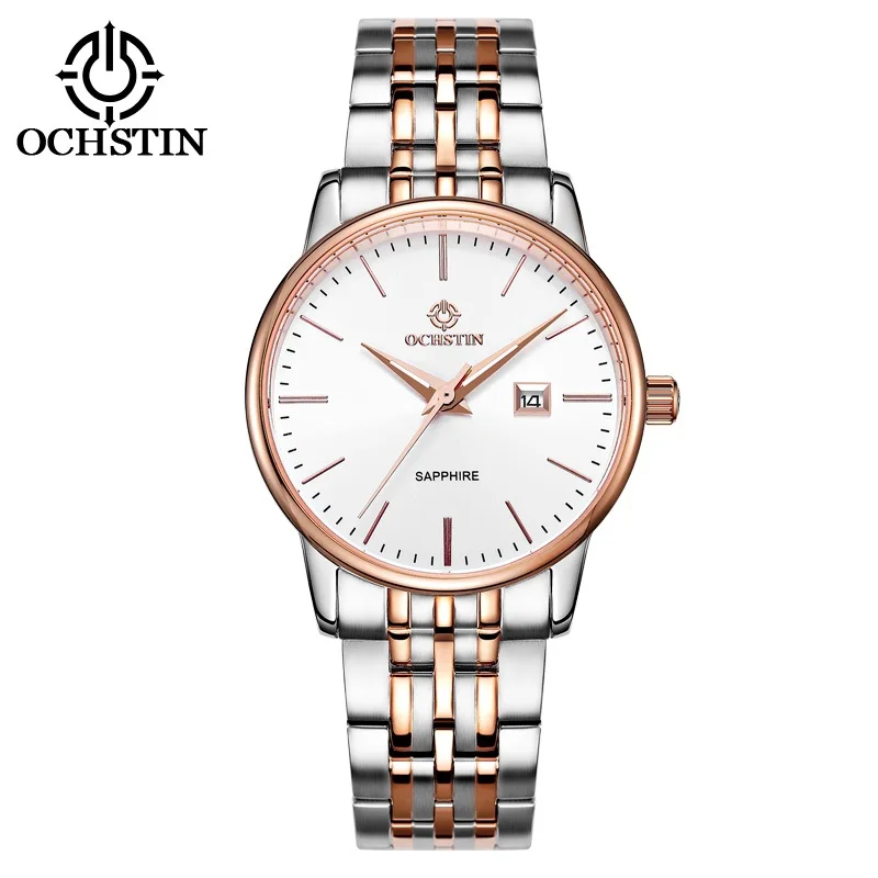 

OCHSTIN Top Brand Luxury Women's Watch Stainless Steel Date Quartz Wrist Watches for Ladies Waterproof Sport Dress Watches Women