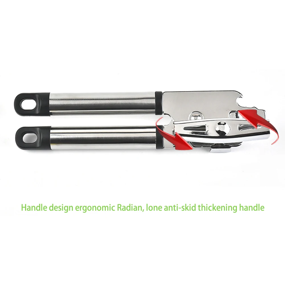 Безопасная открывалка для бутылок, многофункциональная открывалка из нержавеющей стали, резак, удобный дизайн, кухонный гаджет высокого качества