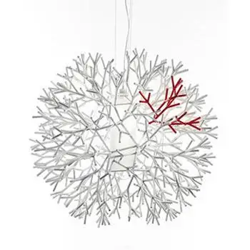 

60CM Fashion plastic tree fork Pendant modern plastic triple Coral Pendant light living room bedroom light FG655