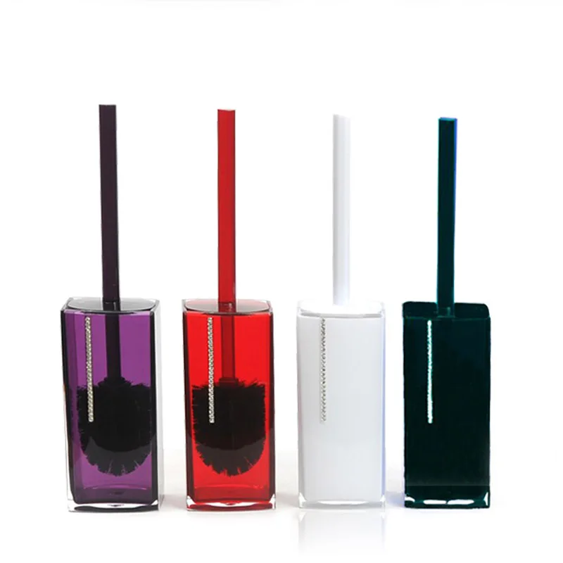 

Toilet Brush Acrylic Double Layer Bathroom Clearer Toilet Tools