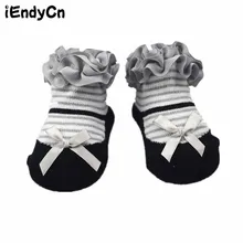 Детские носки осень-зима теплые Нескользящие Носки для девочек носочки для новорожденных От 0 до 2 лет малышей Носки для девочек носки с принтом hjs7169R