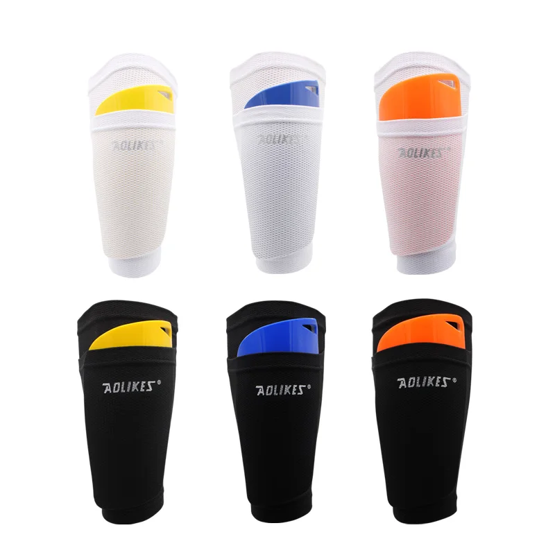 Soccer Shin Guards Sock Leg Performance Support Football Compression Calf Sleeves with Pocket Leg Sleeves Football Support Sock