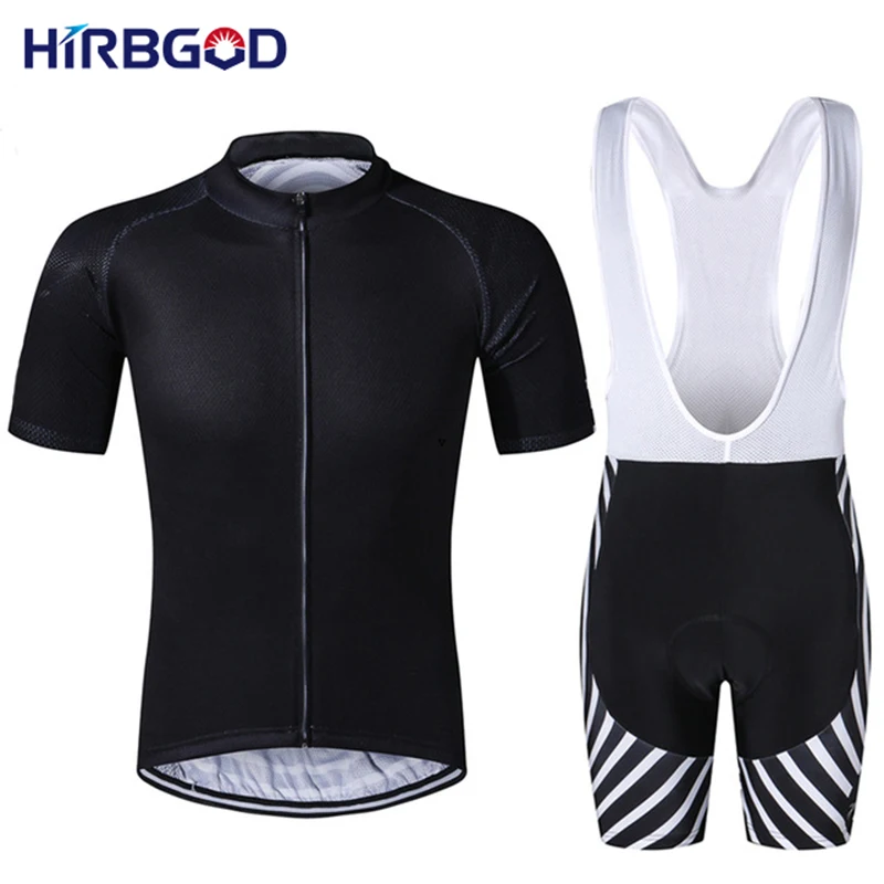 all black cycling kit