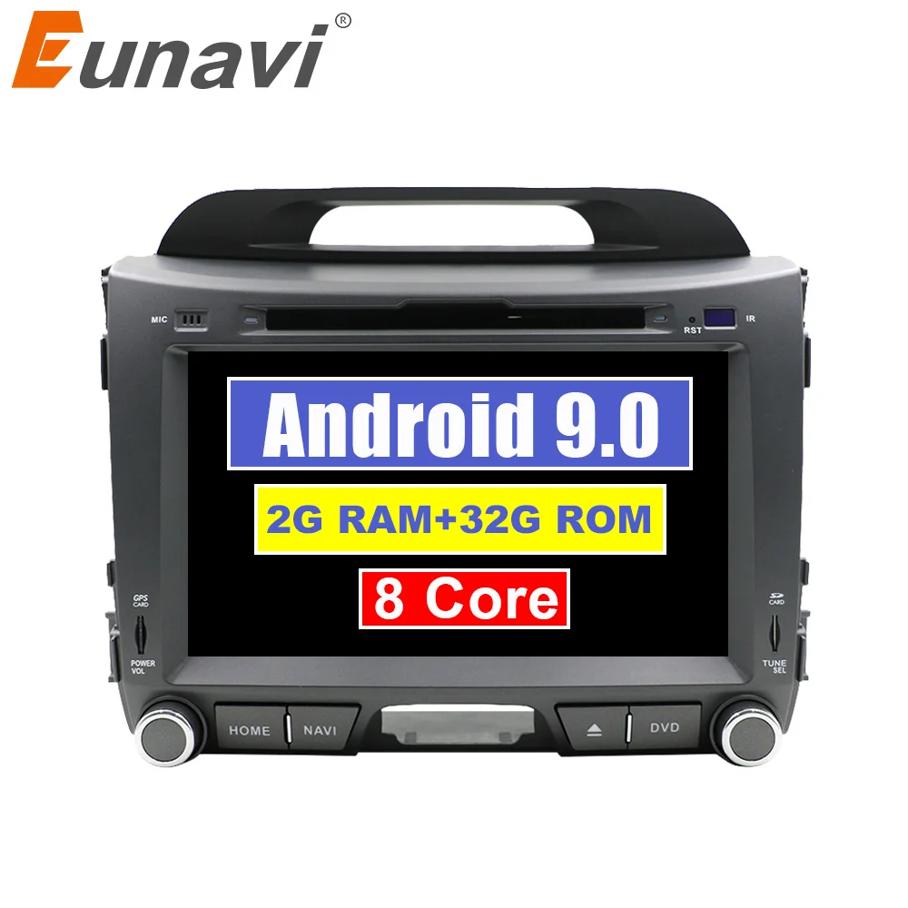 Android 9 0 Octa 8 core автомобильный dvd для KIA sportage 2011 2012 2013 2014 2015 головное устройство gps