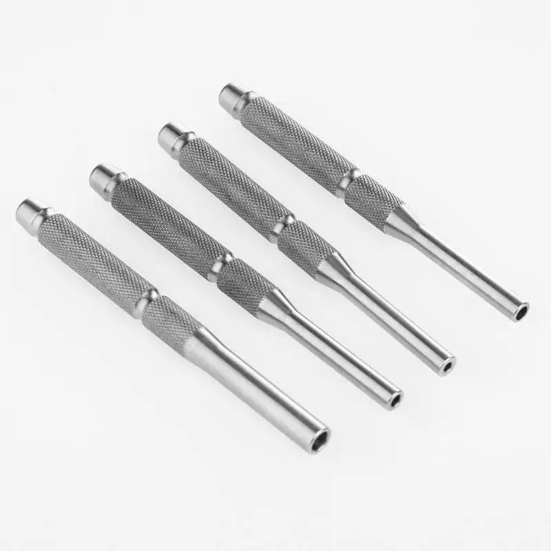 Roll Pin Punch Removing Working 4pcs Professional Hollow End Kits Set Useful