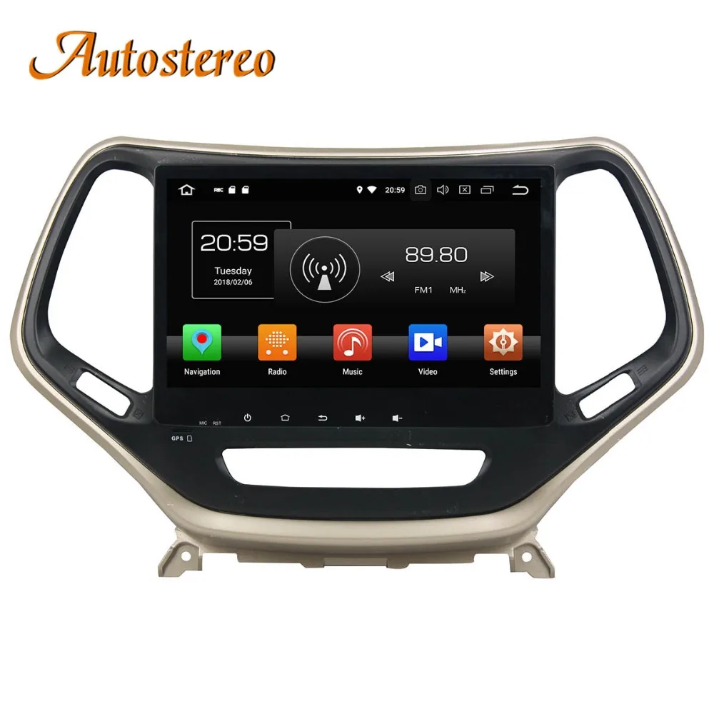 Sale Autostereo Android 8 Car GPS navigation Car No DVD player For JEEP Cherokee 2014-2018 multimedia radio tape recorder head unit 4 Sale Autostereo Android 8 Car GPS navigation Car No DVD player For JEEP Cherokee 2014-2018 multimedia radio tape recorder head unit 4