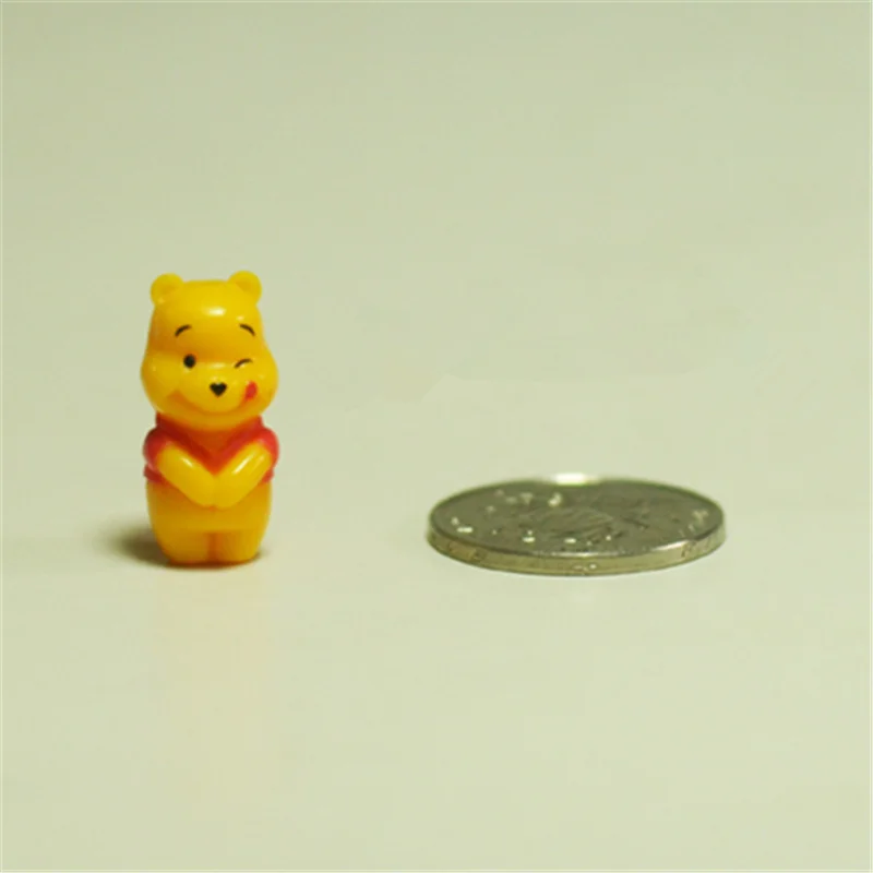 

60piece 2cm cute bear Action pendant figure toys Adorable Piglet friends Collectible Model DIY materials toys