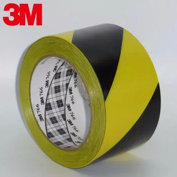 

3M471 floor tape PVC waterproof floor warning tape zebra logo tape Yellow Black Color for Highway traffic 108ft