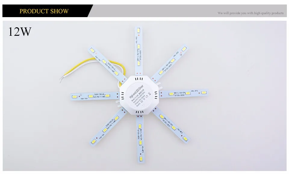 Epistar чип SMD5730 потолочный светильник источник питания AC220V мощность 12 Вт 16 Вт 20 Вт 24 Вт освещение в виде осьминога для кухни спальни внутреннего освещения