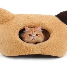 Новинка Собака Кошка мода мультфильм Кот уха кровать собачка на осень-зиму кровати щенок Дом Поставки Собака Scats кровати продуктов 1 шт