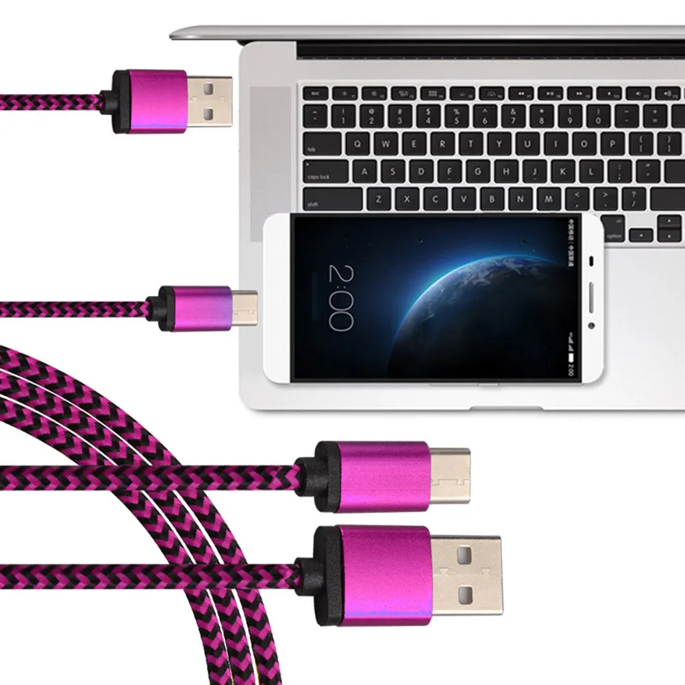 2019 100% абсолютно новый и высококачественный 3 м USB C кабель для передачи данных