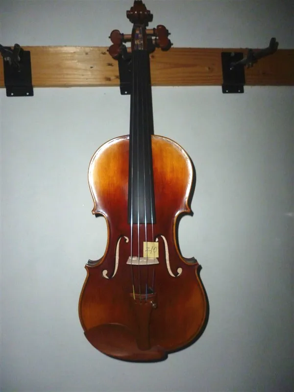 Stradivarius копия 1716, твердые деревянные скрипки части, черное дерево гриф 4/4 размер скрипки