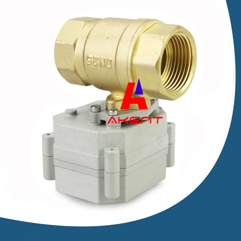 1" DN25 110V/115V/230V/240VAC Motorized Ball Valve, Normally Closed