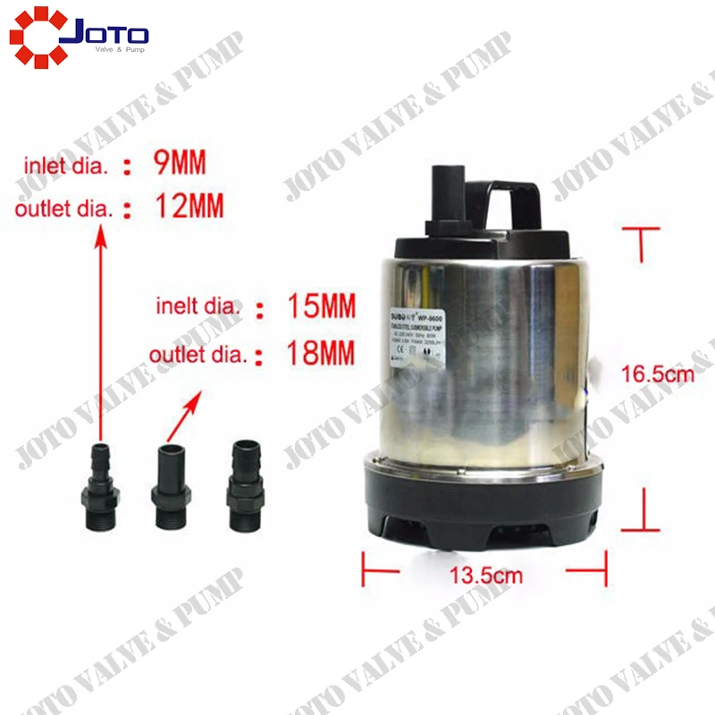 

9.1980w Stainless Steel Water Pump 3200L/H Electric Water Pump