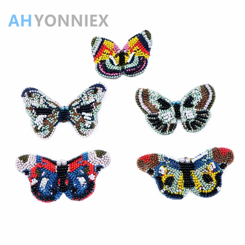 Insect Bee Butterfly Patches Applique Sequins Shoes Rhinestone Cloth Accessory