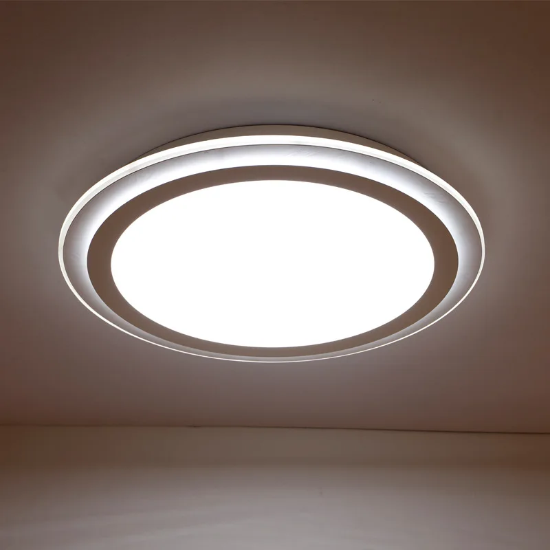 

HAIXIANG LED Ceiling Lights Bedroom Living Room Lamp Modern Flush Lighting Round Dimming Remote Control Lights