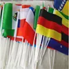 Hand Held Flags With Poles  Word Cup 32 Countries Small Hand National Team Flags With 14*21CM ► Photo 1/6