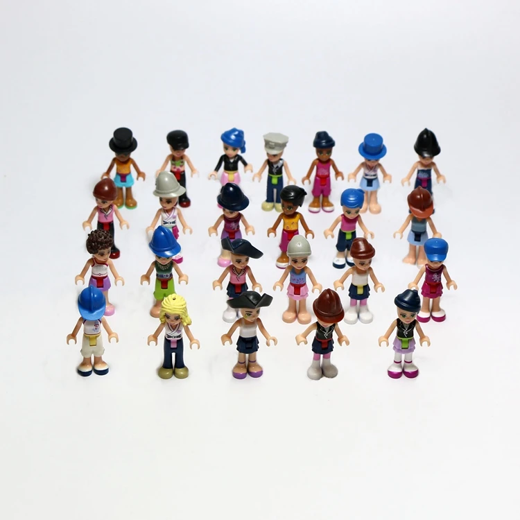 1 шт. 5 мини фигурки строительные фигуры для Playmobil рисунок 4 см произвольные блоки