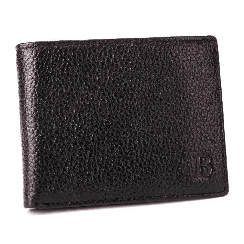 

Fashion Men Genuine Leather Wallet With Coin Pocket Thin Purse Cards Holder Purses New