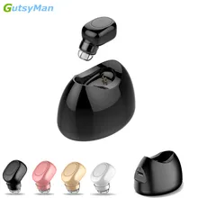 GutsyMan Wireless Mini Bluetooth earphones with Mic Music Earbuds Bluetooth V4.1 Noise Canceling Headsets with Chargeable Box