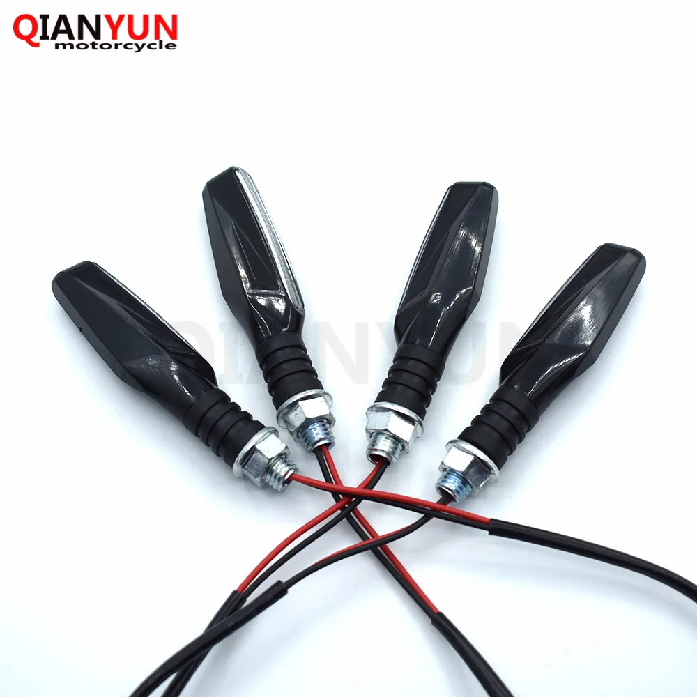 

Universal Motorcycle LED Flexible Turn Signal Indicator Amber Light For Aprilia RSV MILLE TUONO FALCO Ducati MS4 M900 900SS 996